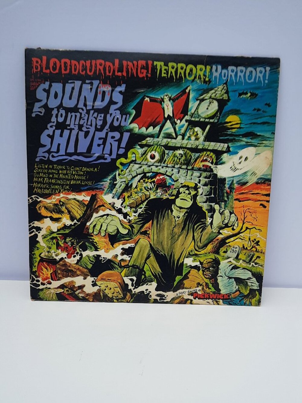 Vintage Sounds to Make You Shiver RARE 1974 LP Halloween Sound Effects